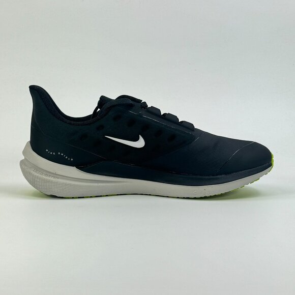 Nike Air Winflo 9 Shield \'Black White Volt\' DM1106-001 size 12 main image 5